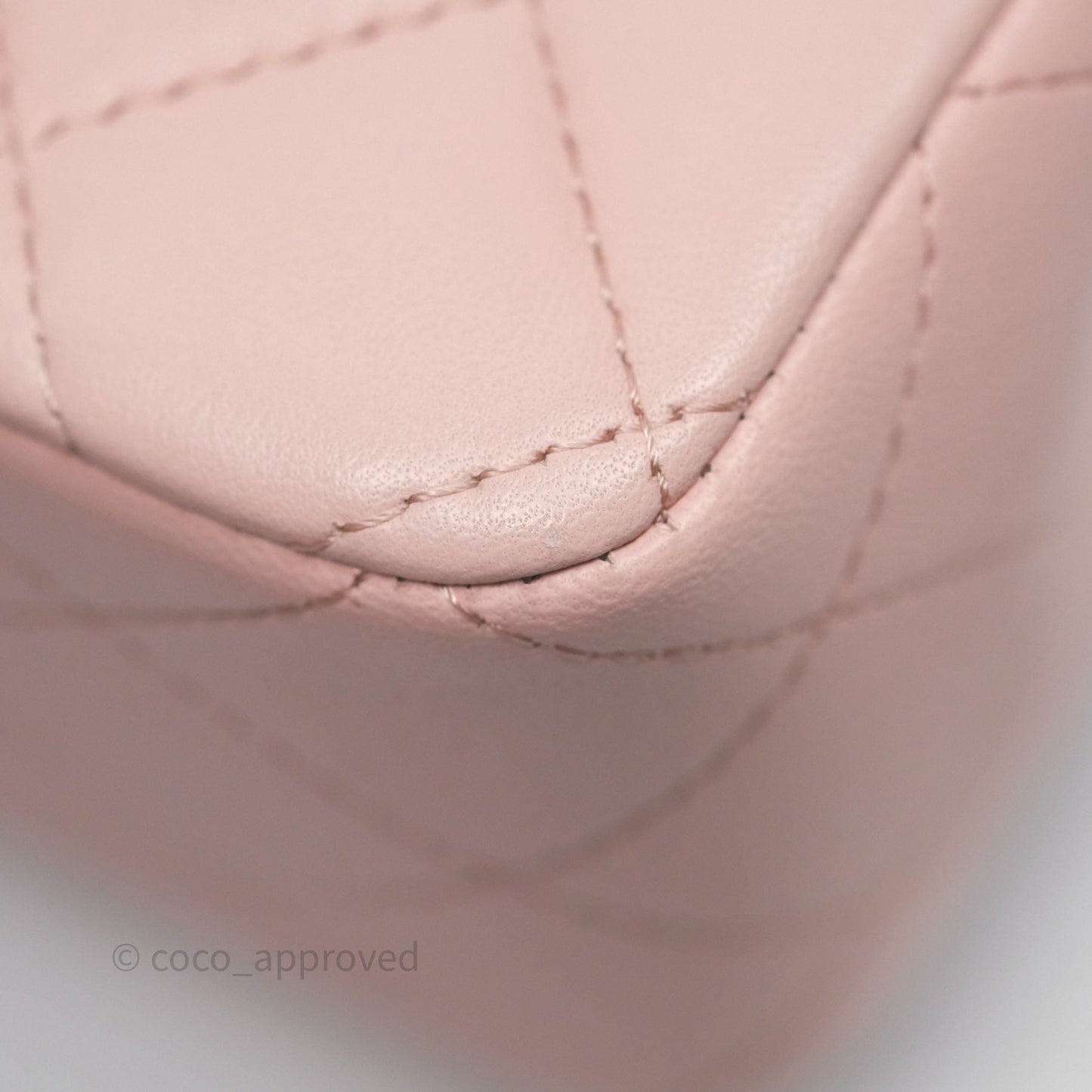 Chanel Top Handle Mini Rectangular Flap Pink Lambskin Gold Hardware