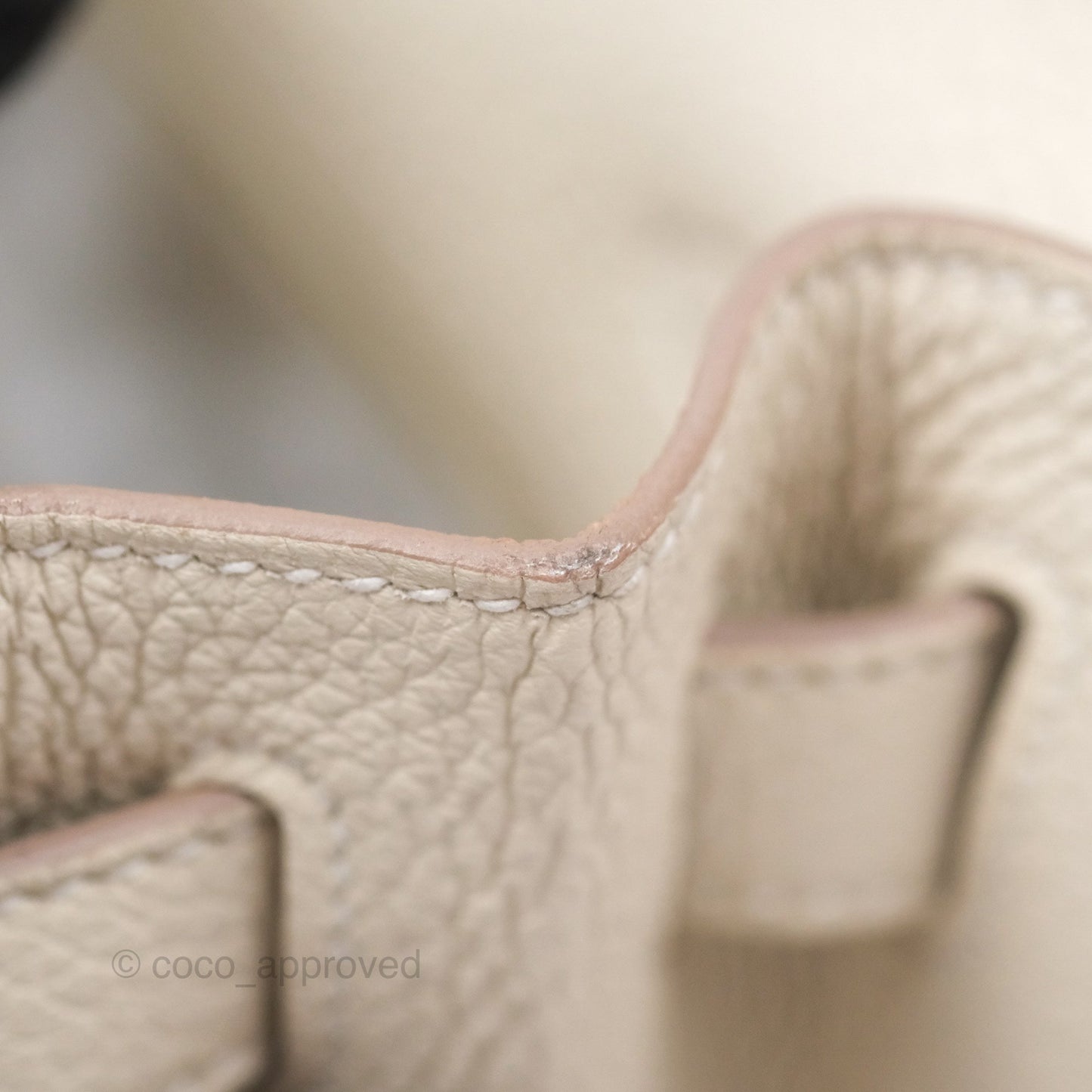 Hermès Kelly 28 Retourn Craie 10 Togo Gold Hardware