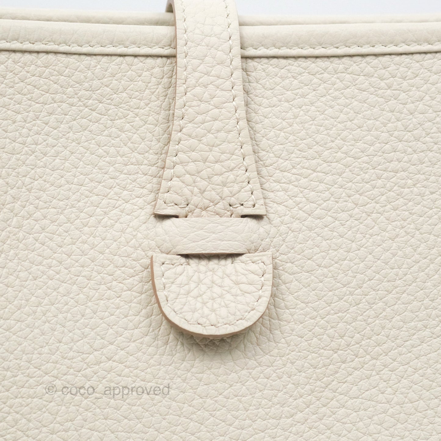 Hermes Evelyne III 29 Beton Clemence Palladium Hardware