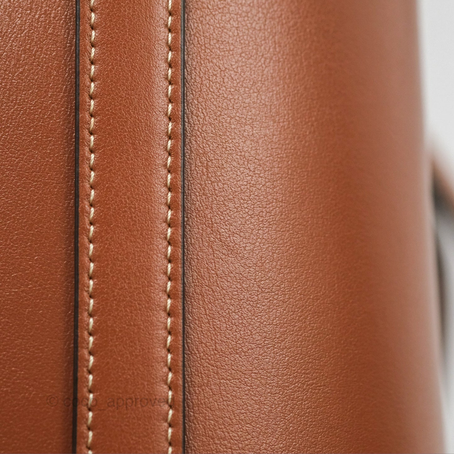 Celine Small Bucket Cuir Triomphe in Calfskin Tan