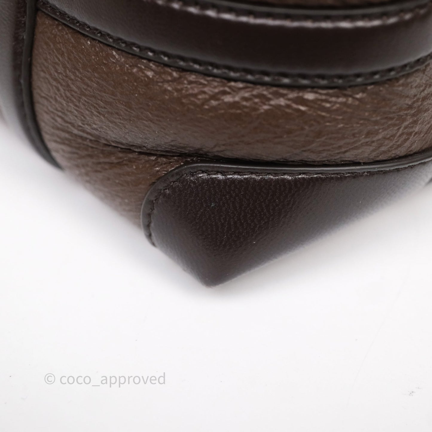 Bottega Veneta Shearling Aviator Small Andiamo Bag Brown