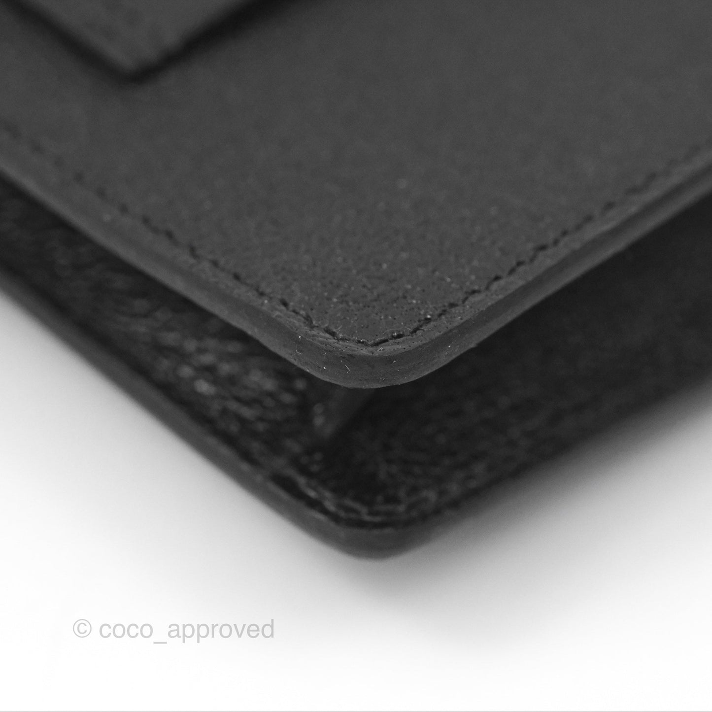 Hermès Roulis Slim Wallet Noir Gold Hardware
