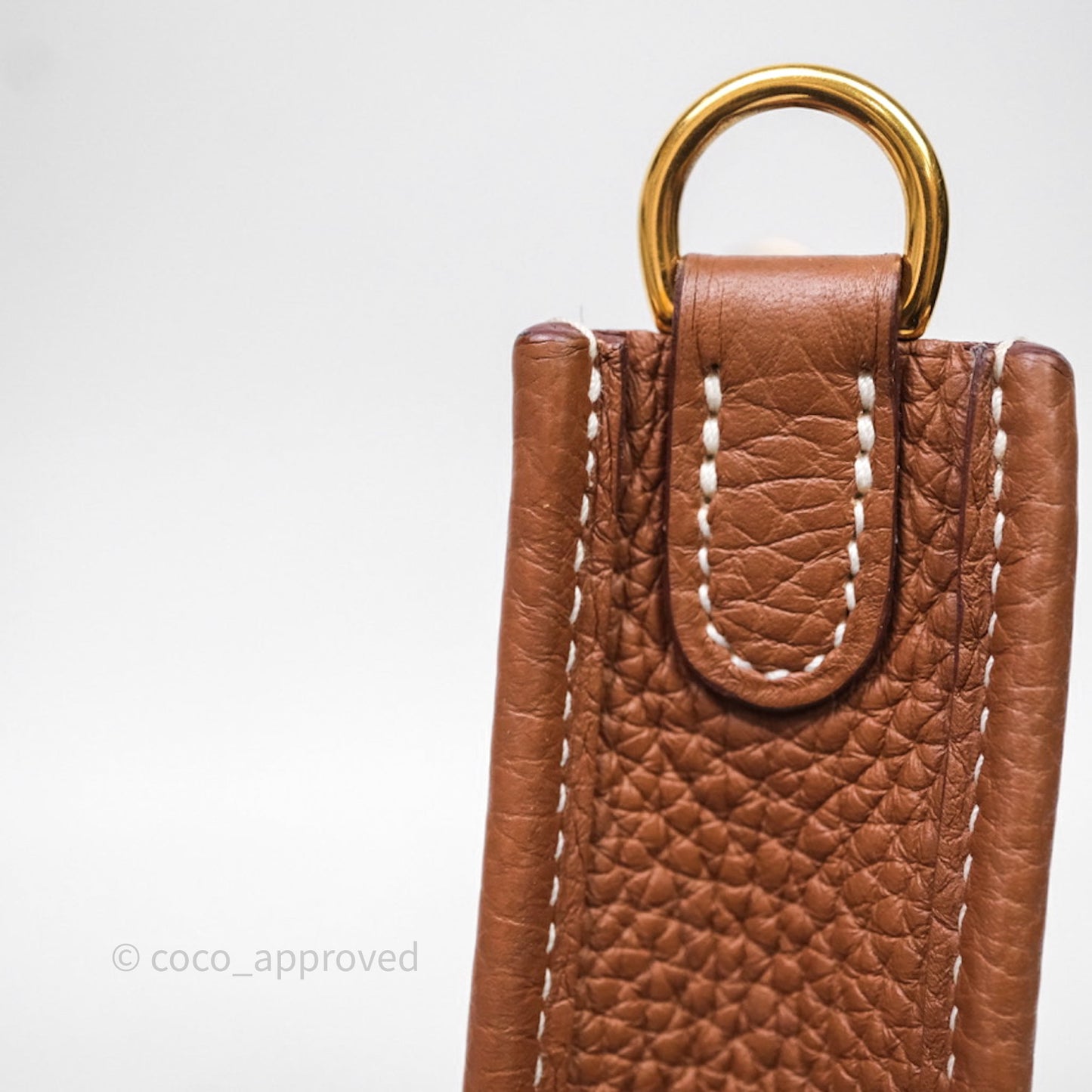 Hermès Mini Evelyne 16 Gold Clemence Gold Hardware