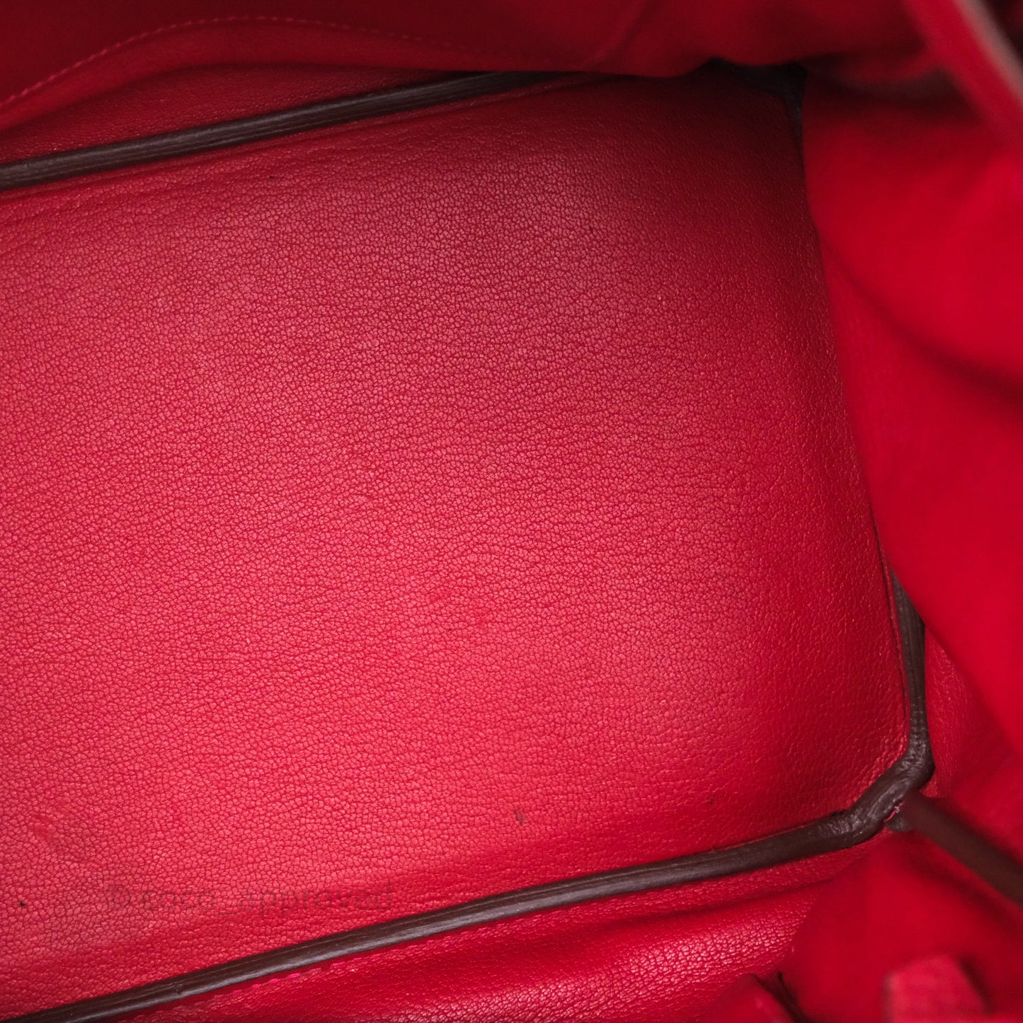 Hermes Birkin 35 Rouge Casaque Clemence Palladium Hardware