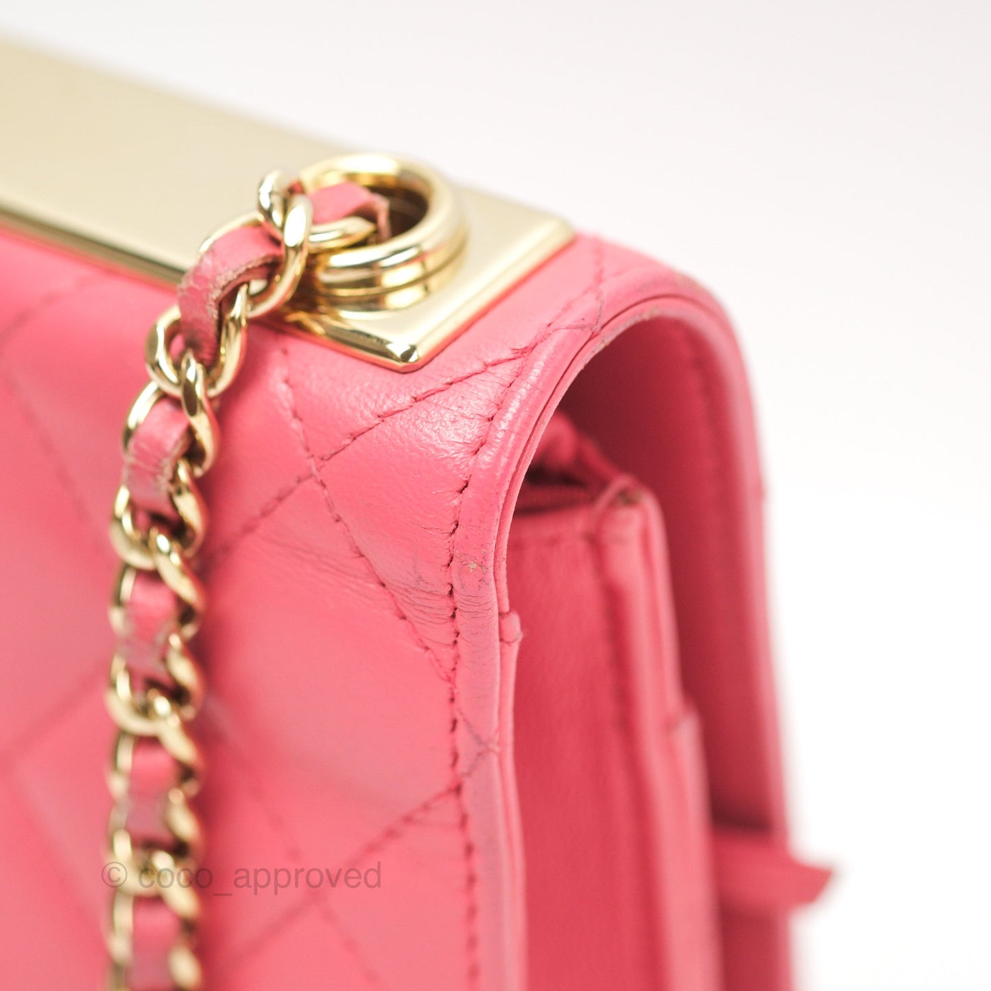 Chanel Trendy CC WOC Pink Lambskin Gold Hardware