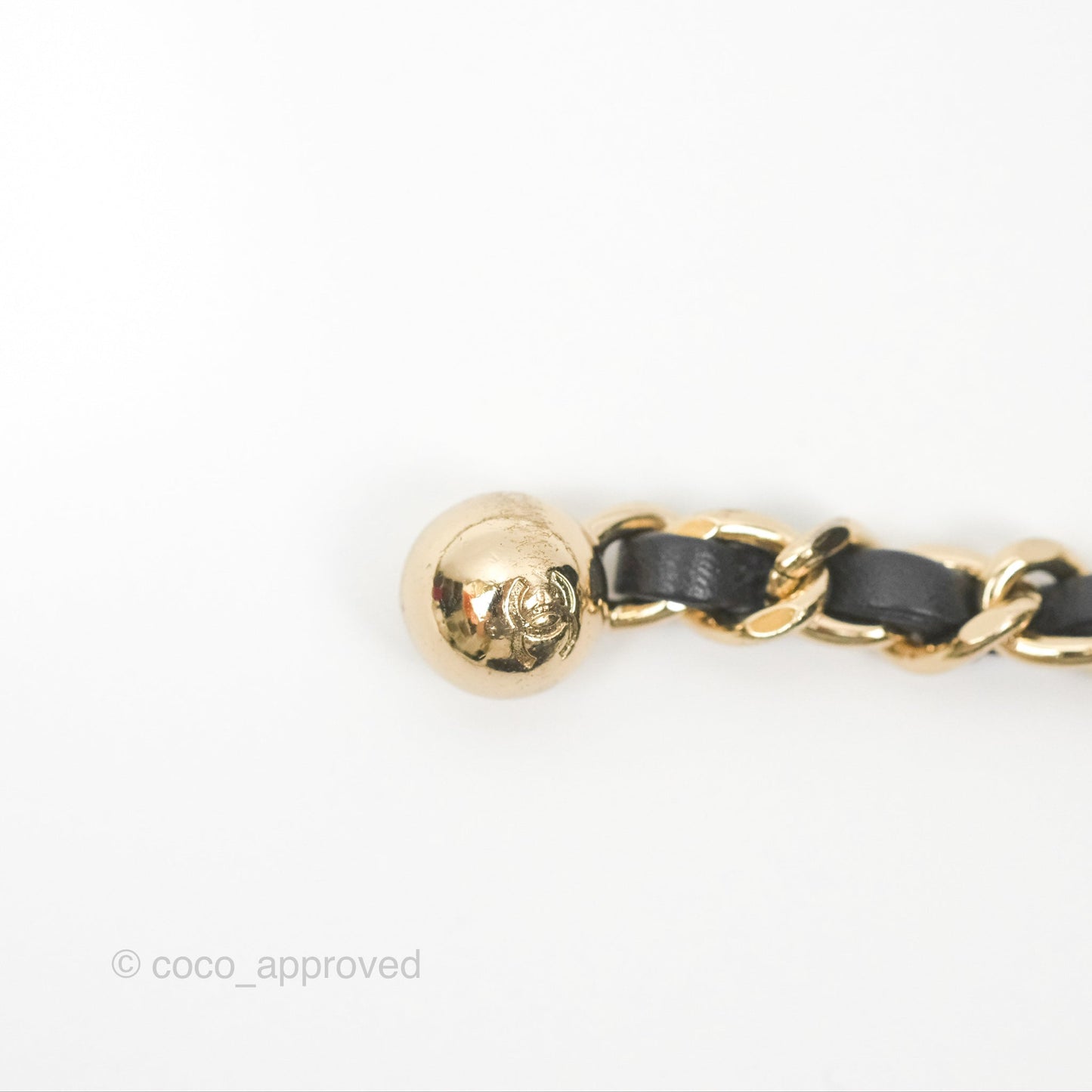Chanel Ball Crush Mini Rectangular Black Lambskin Gold Hardware 23C