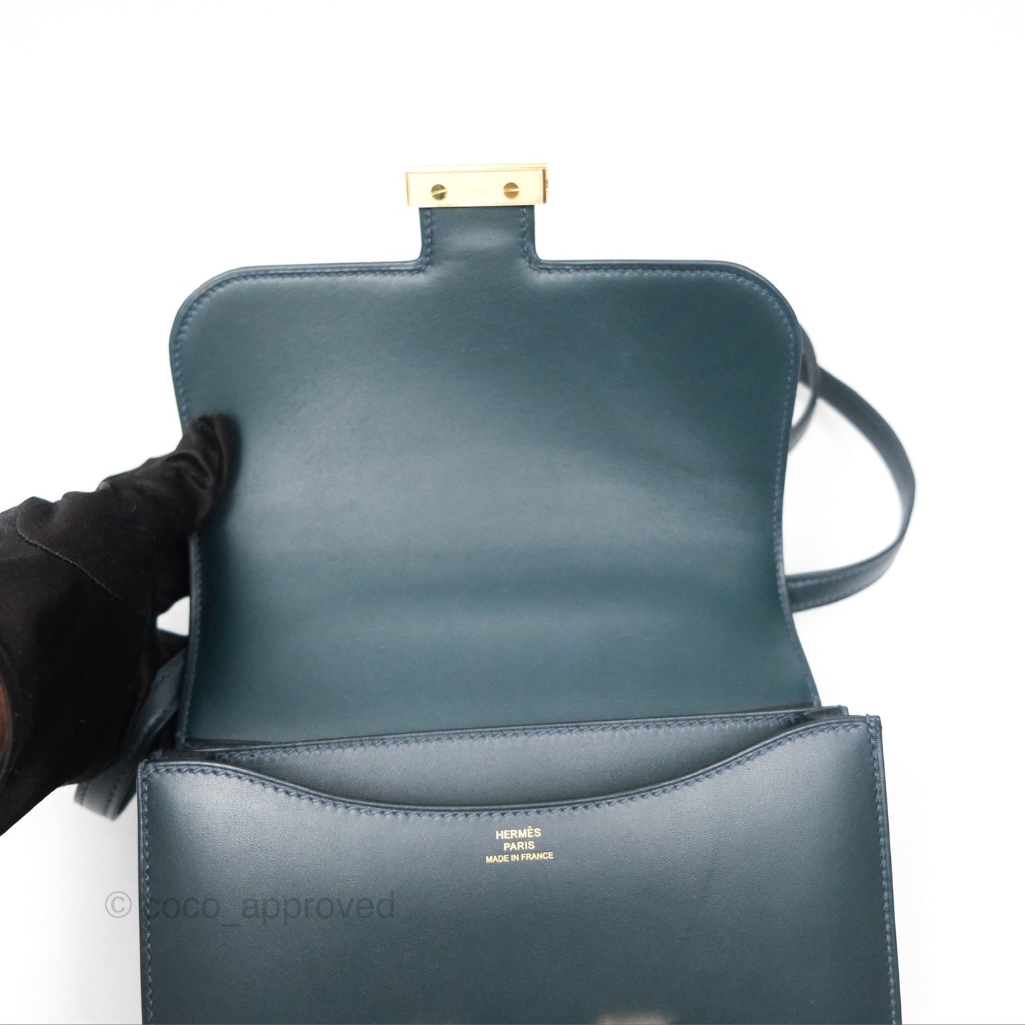 Hermès Constance Mini 18cm Veau Rousseau Veau Monsieur Gold Hardware