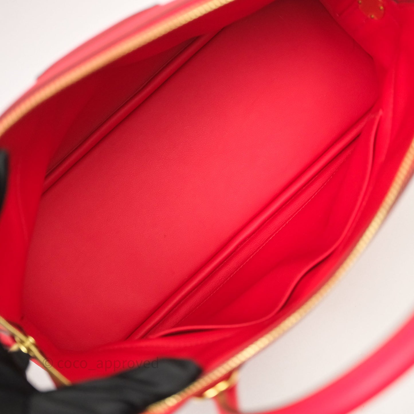 Hermès Bolide 31 Rouge Clemence Gold Hardware