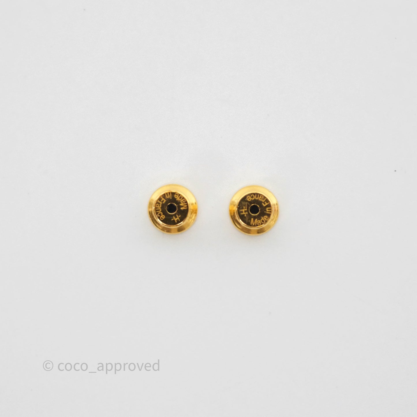 Hermes Charniere Earrings Small Model Etoupe 18