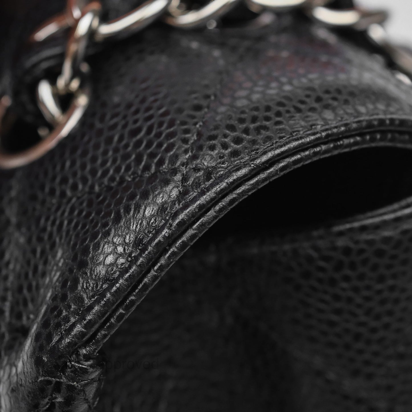 Chanel Maxi Single Flap Quilted Black Caviar Silver Hardware