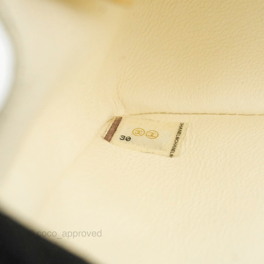 Chanel Mini Reissue 224 White Ivory Aged Calfskin Aged Gold Hardware