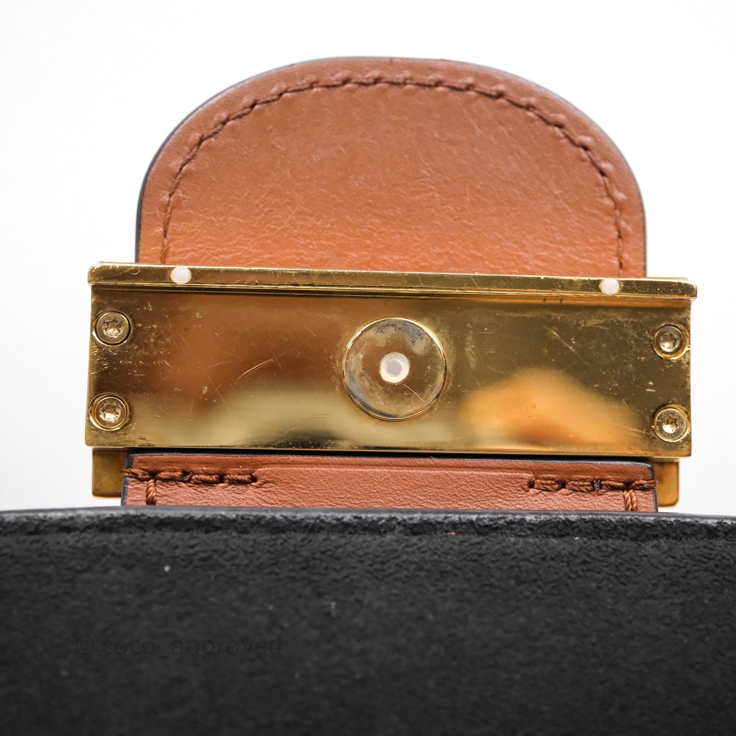 Louis Vuitton Mini Dauphine Monogram Tan Calfskin