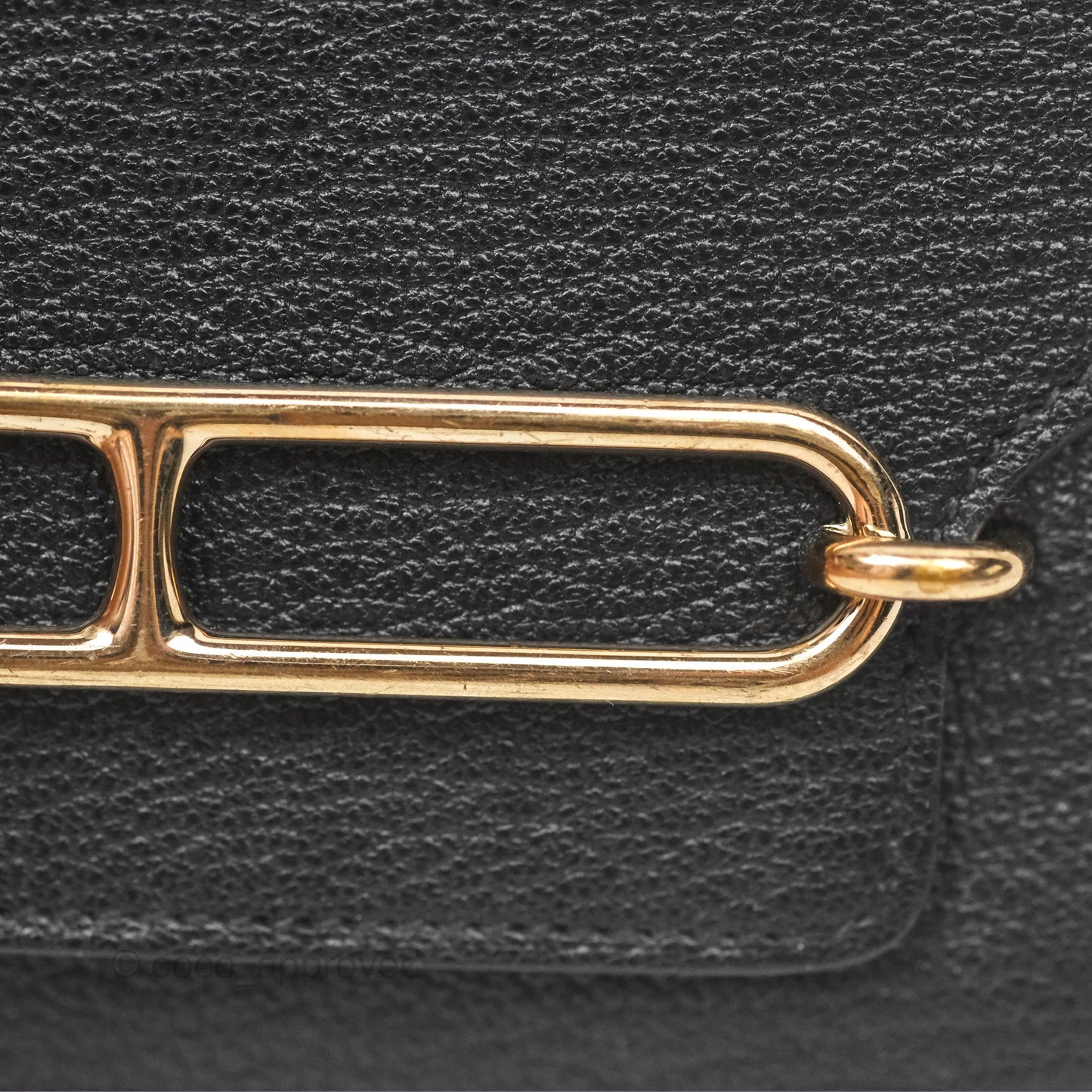 Hermès Roulis Slim Wallet Black Noir 89 Chevre Mysore Gold Hardware