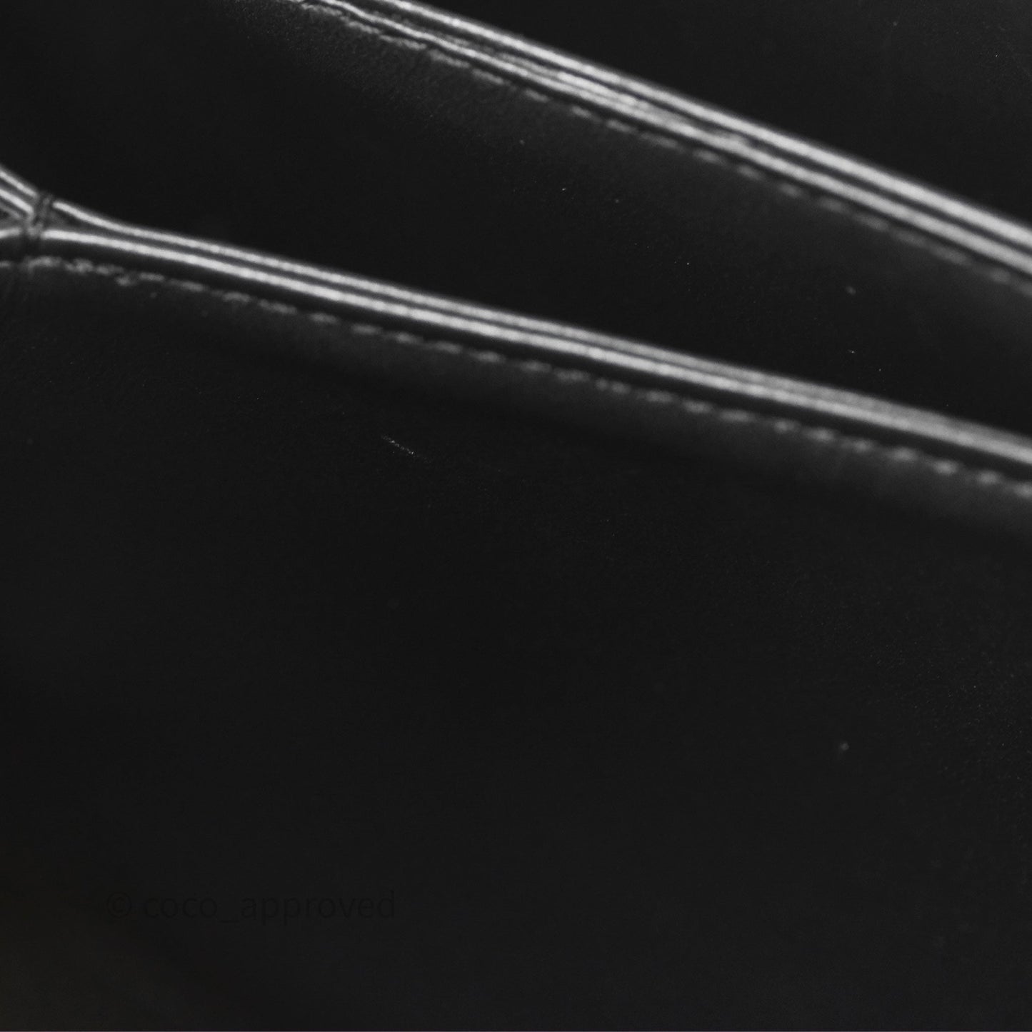 Celine Medium Triomphe Black Shiny Calfskin