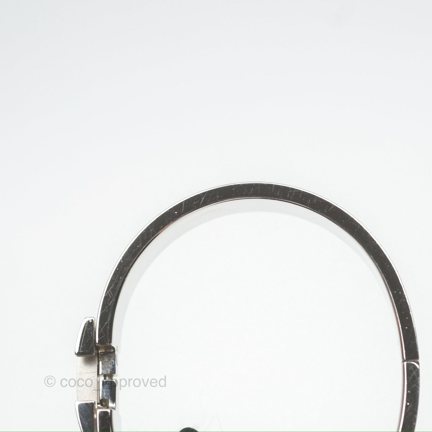 Hermès Clic H Bracelet Mint Palladium Hardware PM