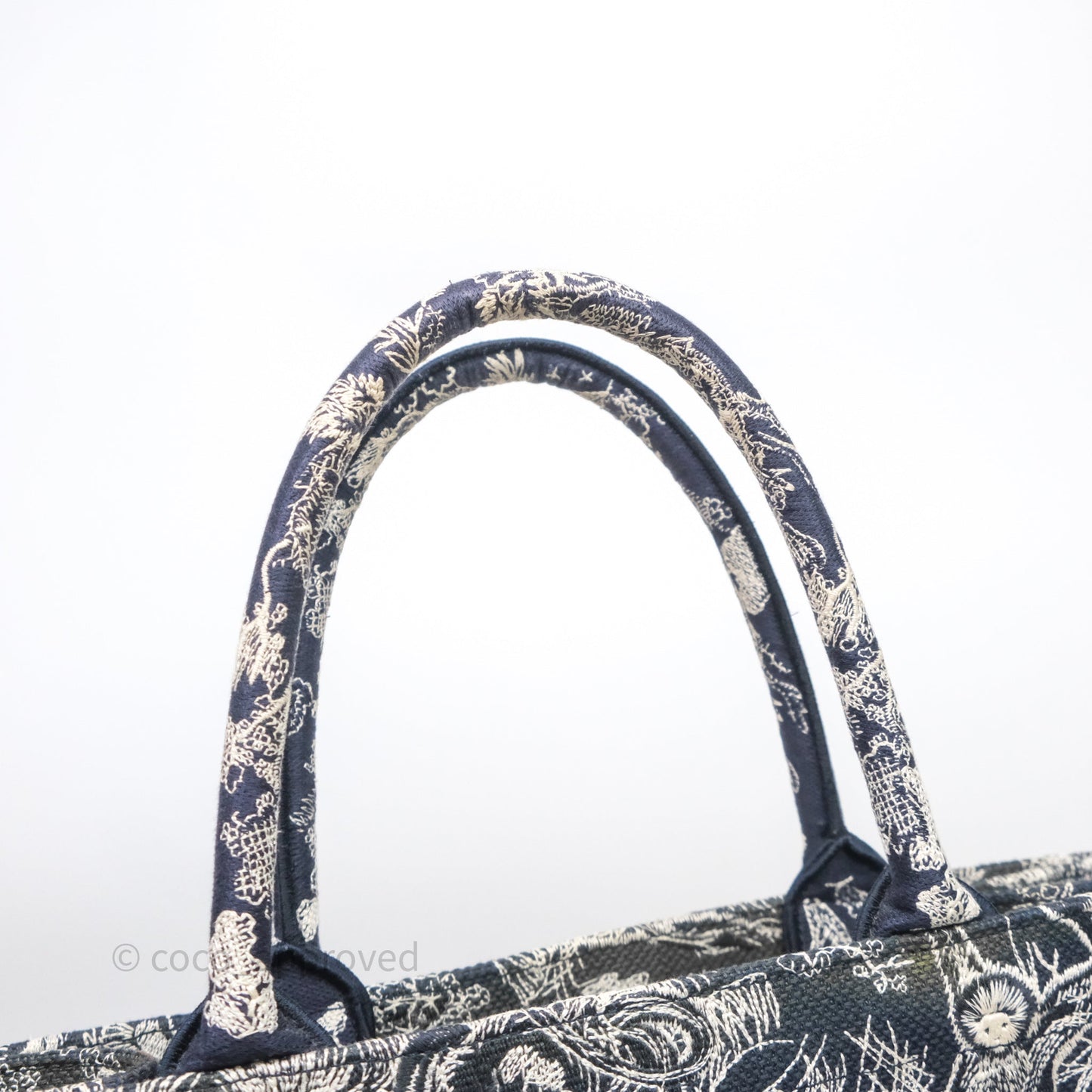 Christian Dior Toile De Jouy Medium Book Tote Canvas