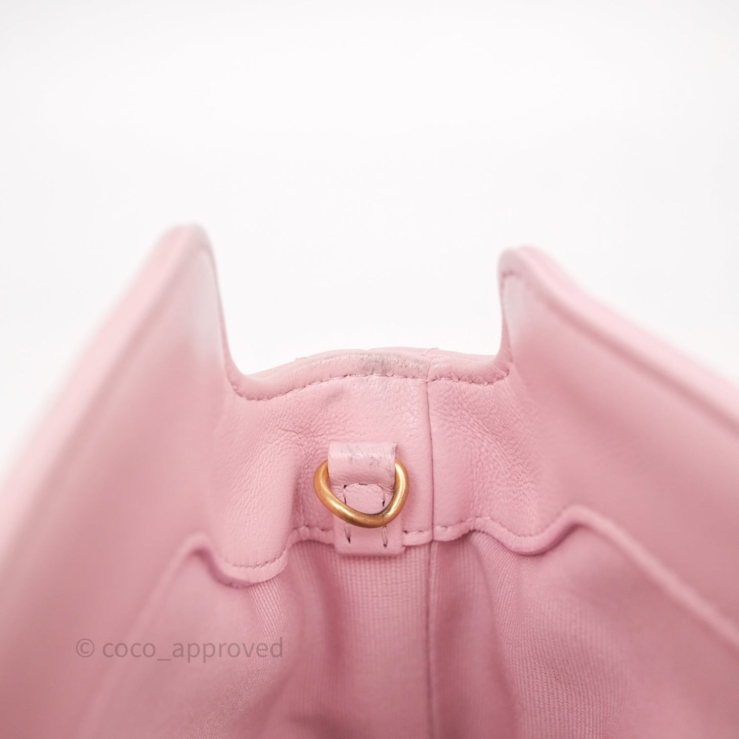 Chanel Quilted Hobo With CC Adjustable Chain Pink Lambskin Aged Gold Hardware
