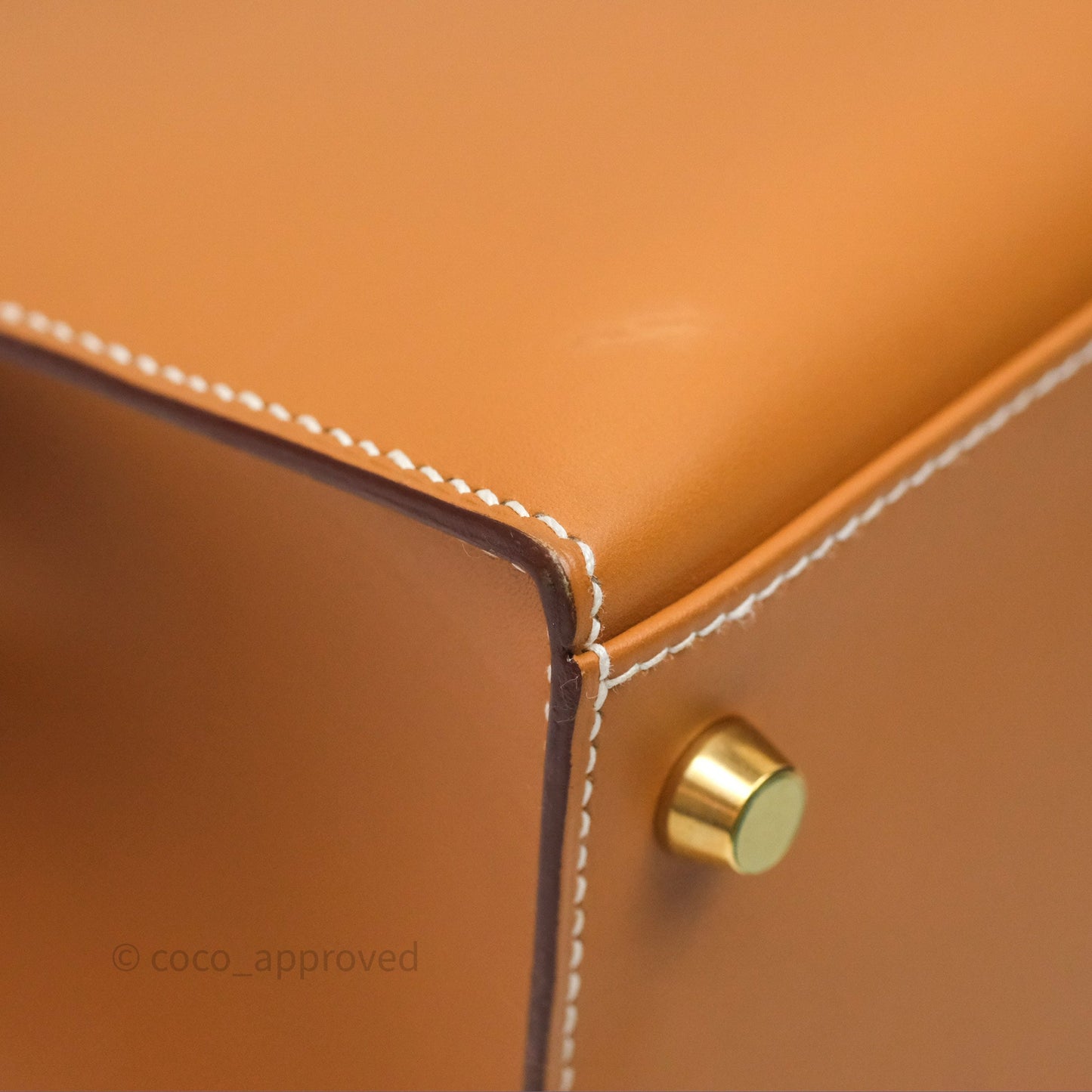 Hermès Kelly II 28 Sellier Gold 37 Chamonix Leather Gold Hardware