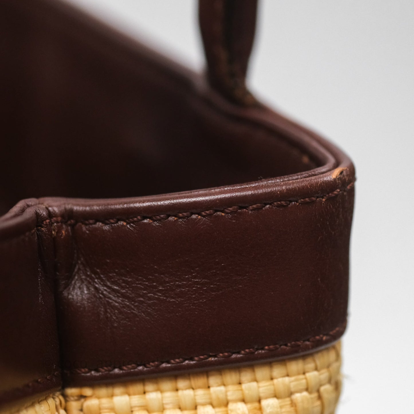 Chanel Vintage Rattan Tote Bag