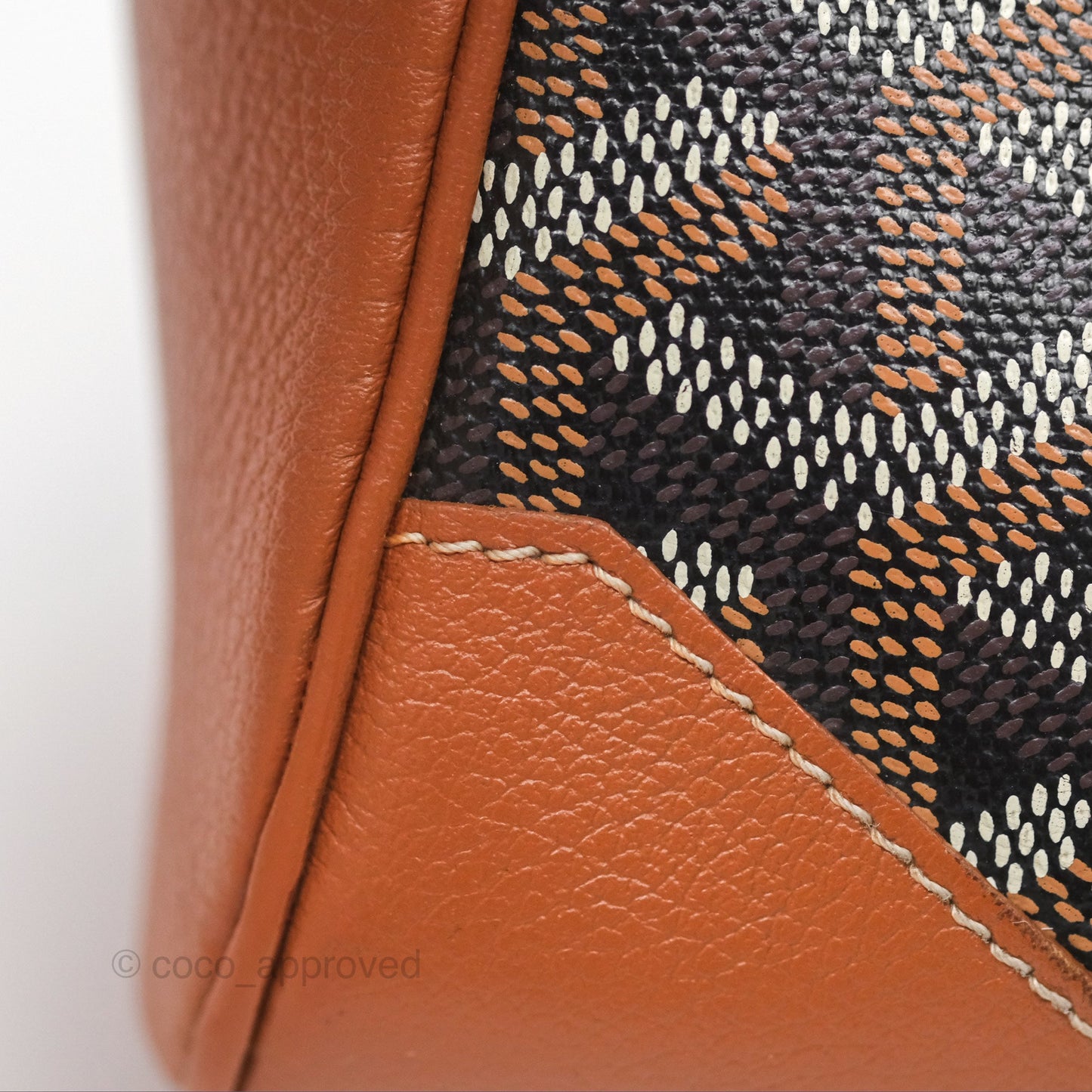 Goyard Saïgon Mini Bag Tan Goyardine Canvas/Chevroches Calfskin