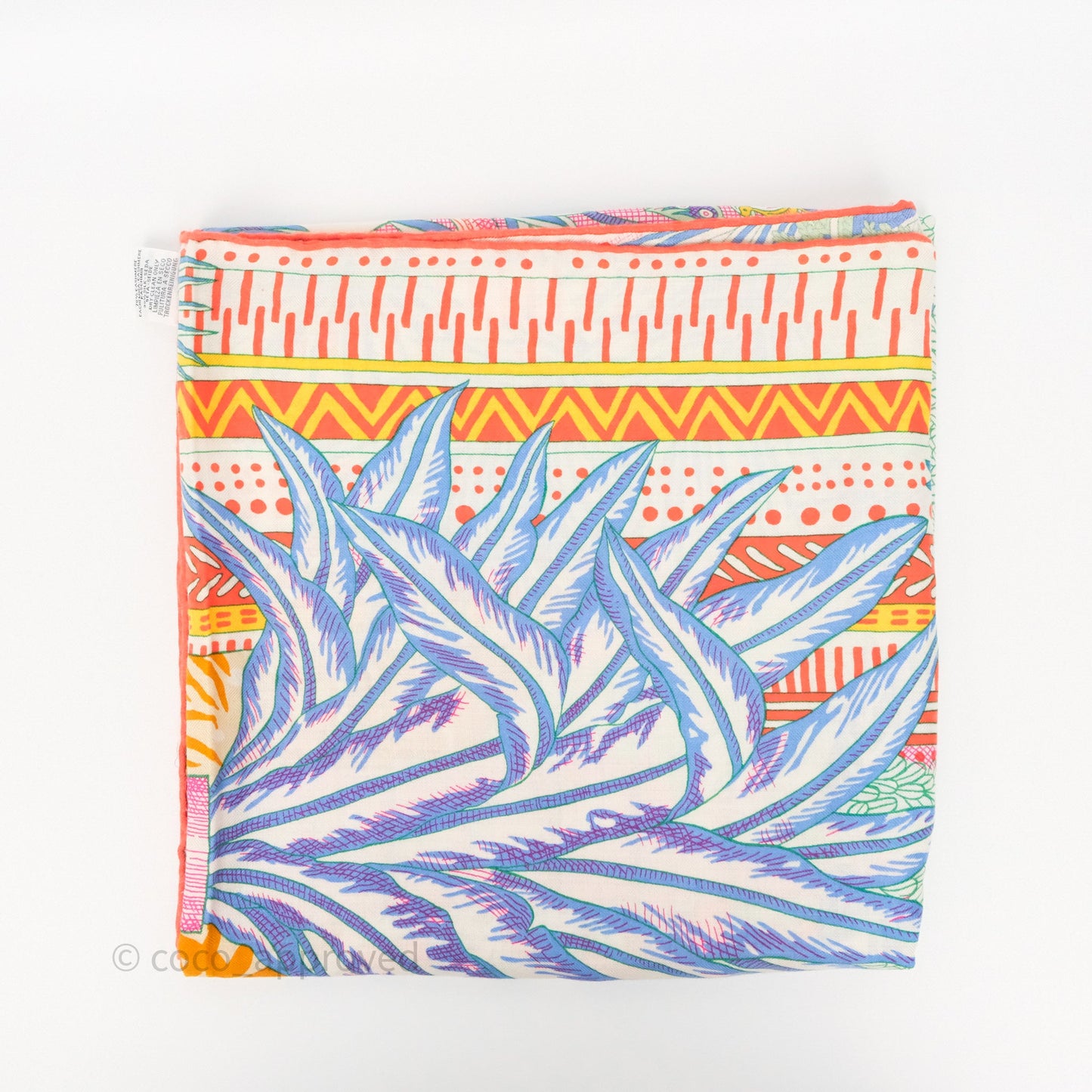 Hermès Acte III Scene I La Clairiere Scarf Shawl 140 Cashmere Silk