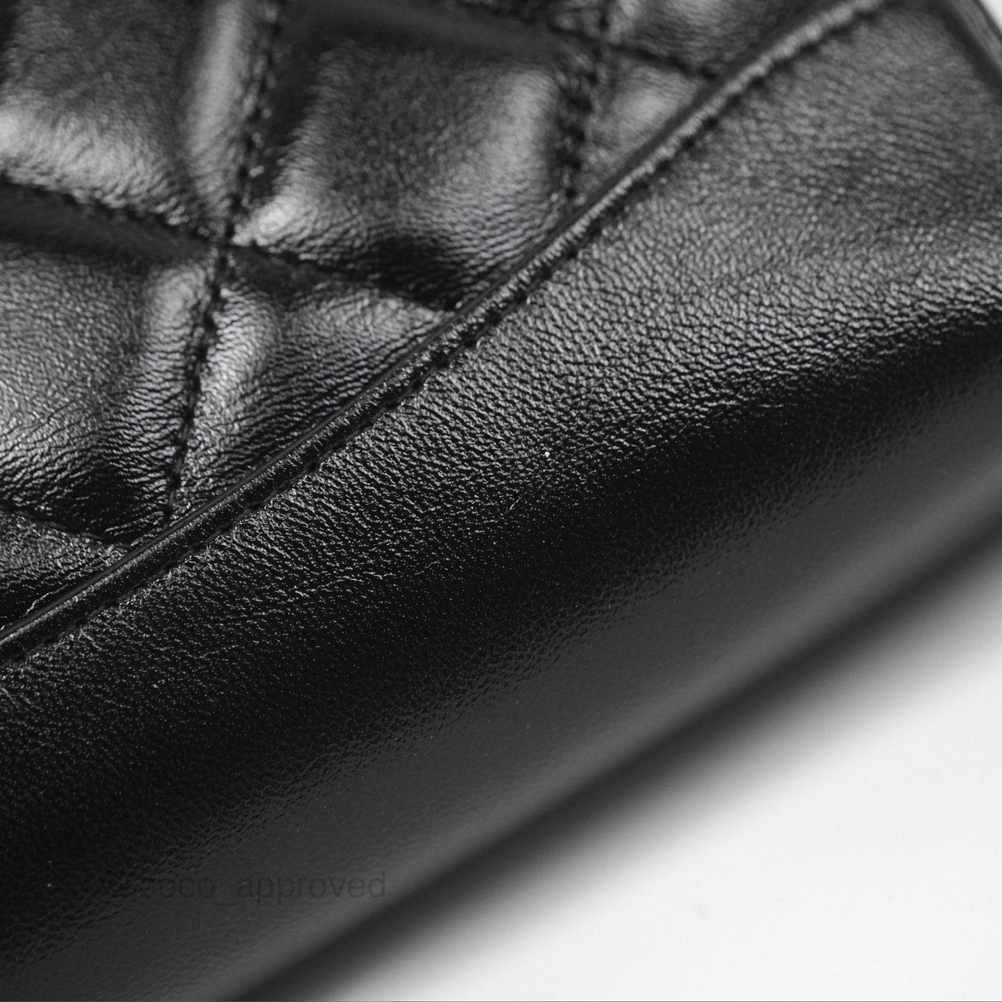 Chanel Nano 31 Black Shiny Lambskin Gold Hardware