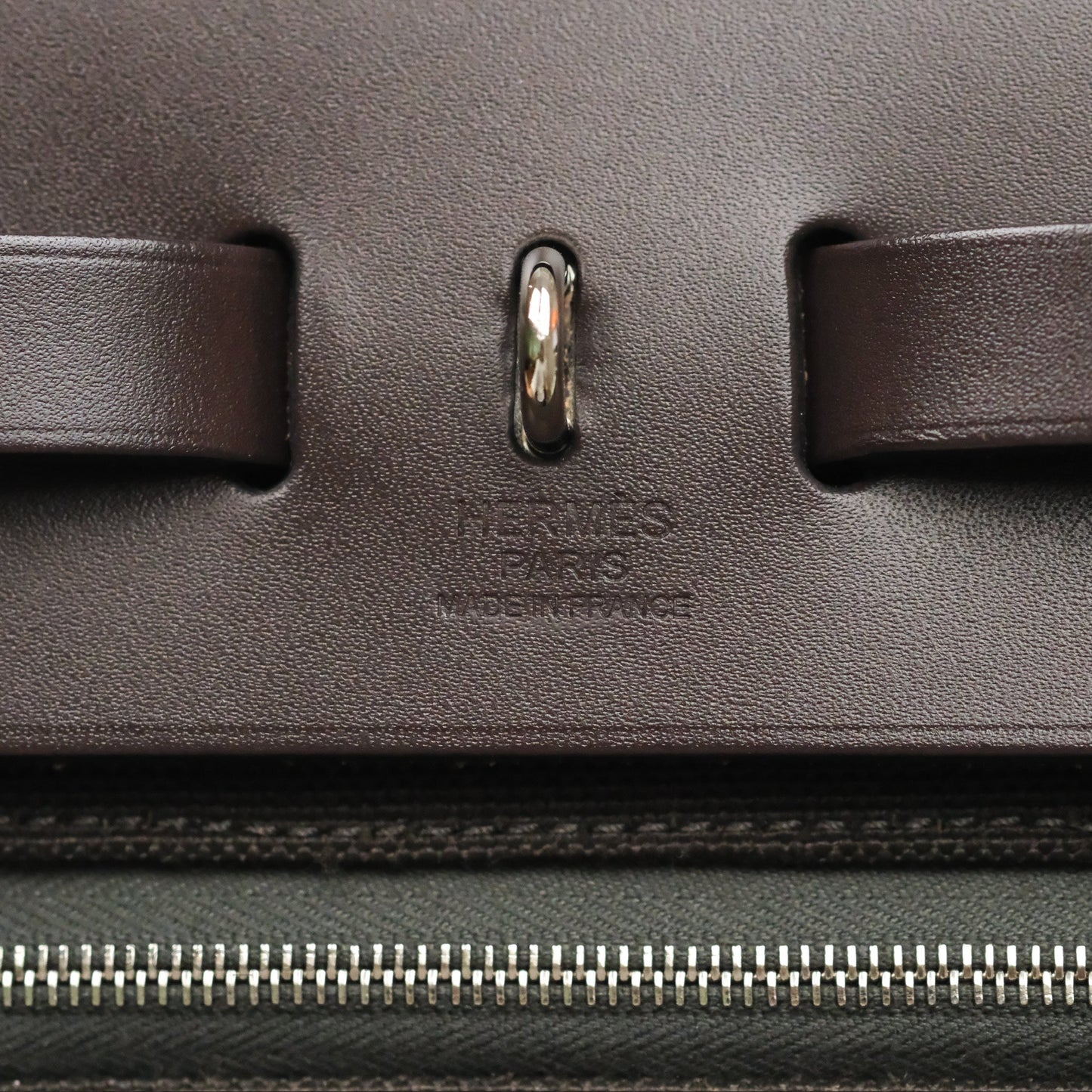 Hermès Herbag Zip 31 Retourne Dark Bronze Ebene Palladium Hardware