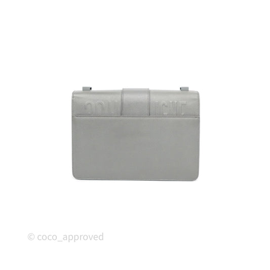 Dior 30 Montaigne Bag Grey Ultra Matte Grained Calfskin