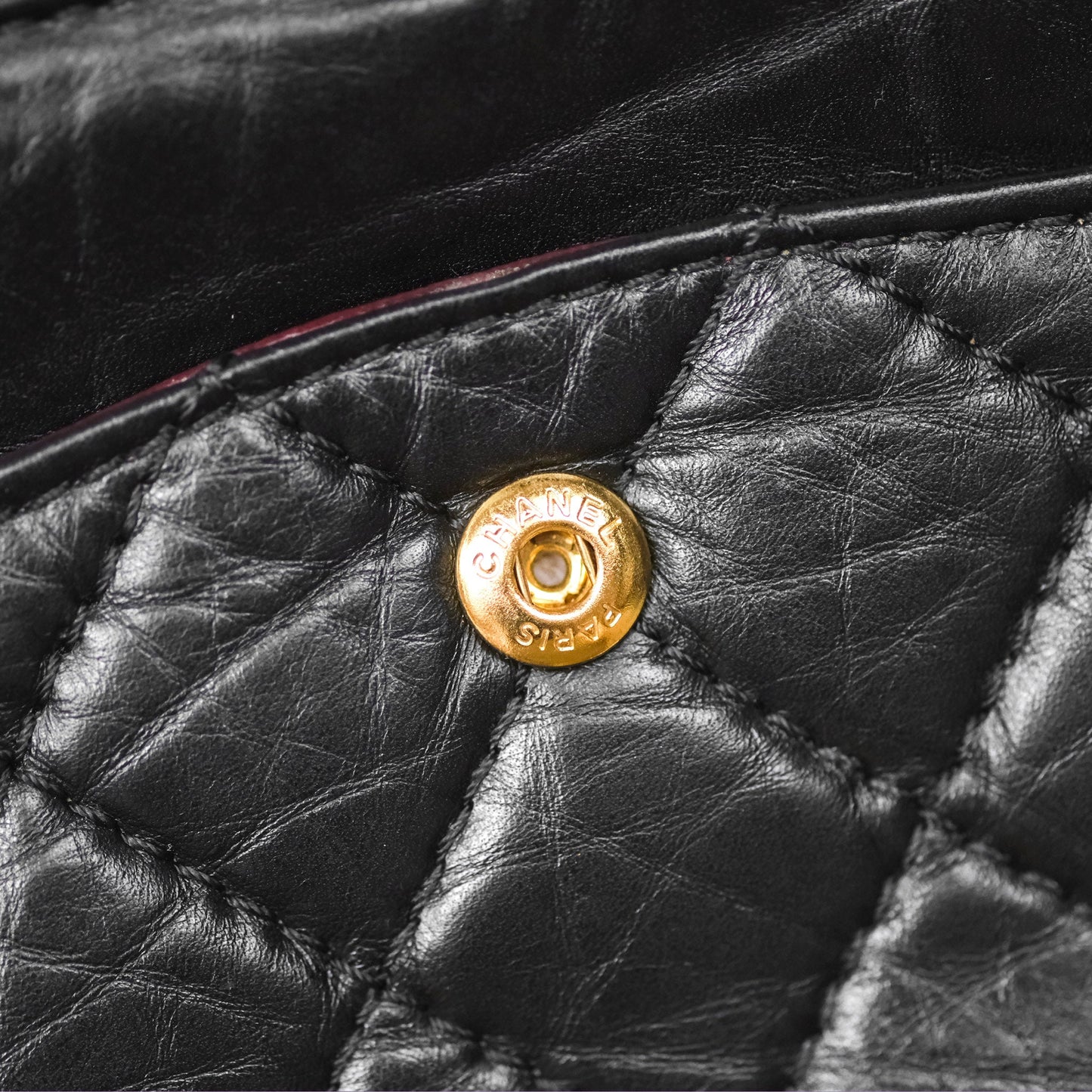 Chanel Reissue 226 Flap Quilted Calfskin Black Gold Hardware