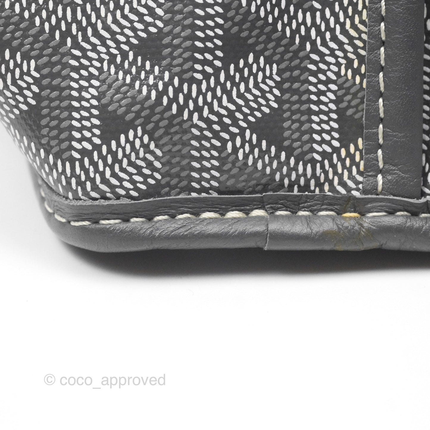 Goyard Anjou Mini Bag Goyardine Canvas Grey