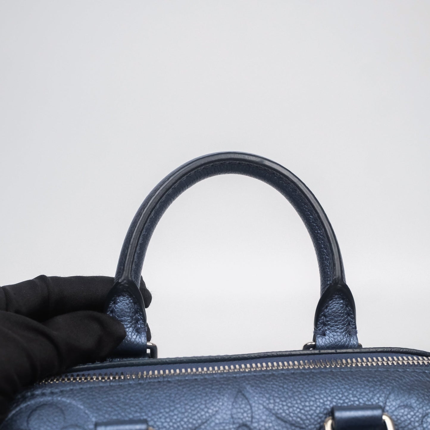 Louis Vuitton Speedy Bandoulière 20 Monogram Empreinte Navy