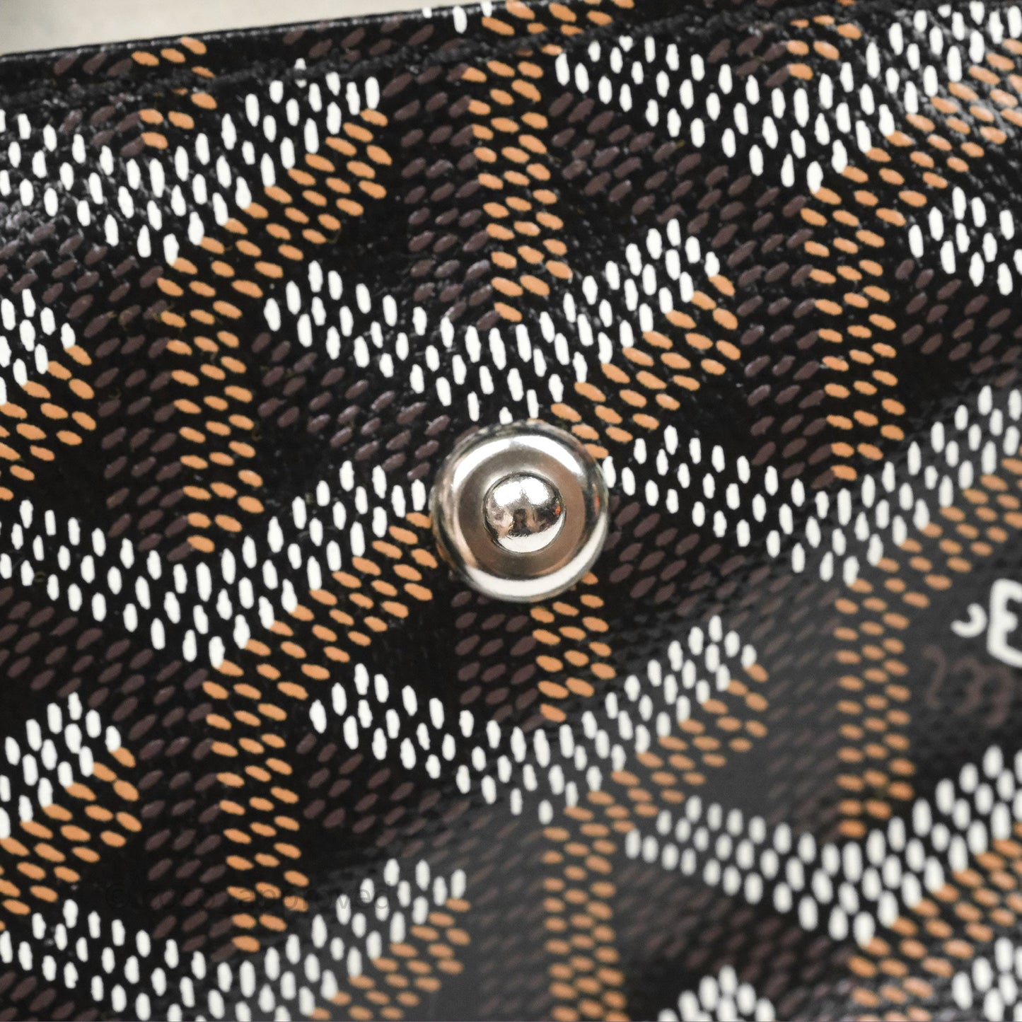 Goyard Anjou Mini Bag Goyardine Canvas Black