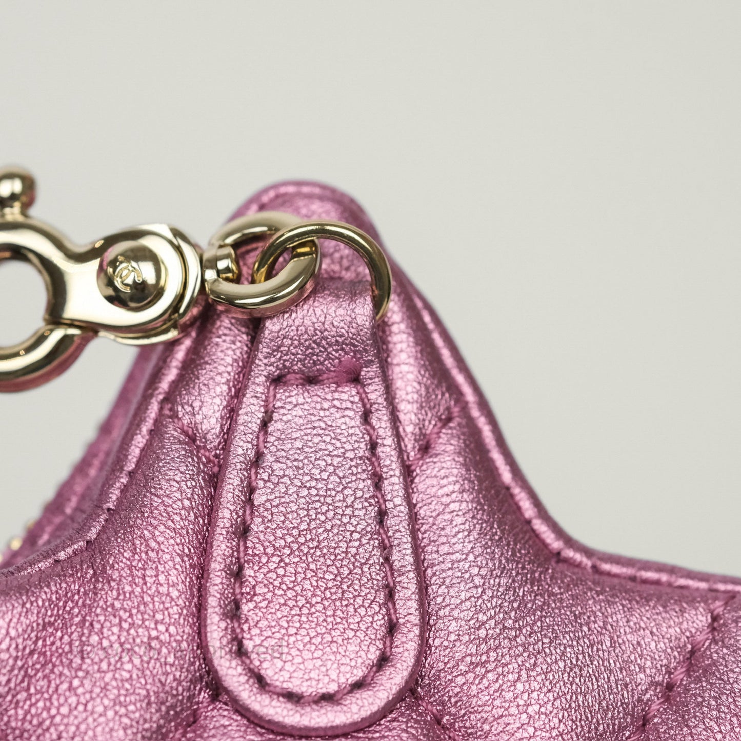 Chanel Hollywood Boulevard Flap with Star Coin Purse Lilac Pink Metallic Mirror Calfskin 24C