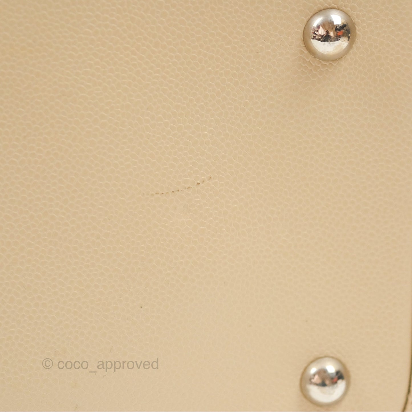 Chanel Large Fever Shopping Tote Quilted Beige Black Caviar