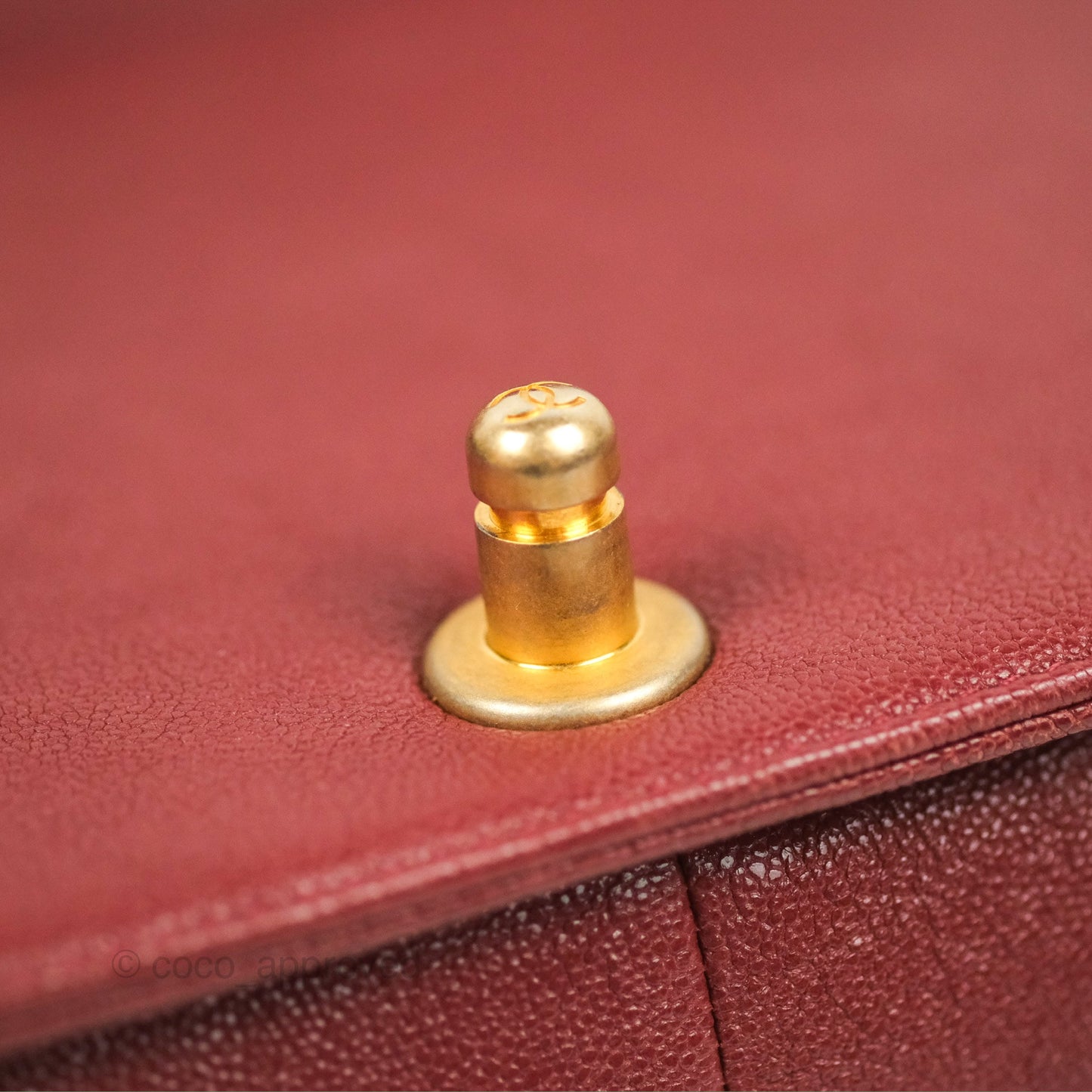 Chanel Quilted Medium Boy Burgundy Caviar Aged Gold Hardware