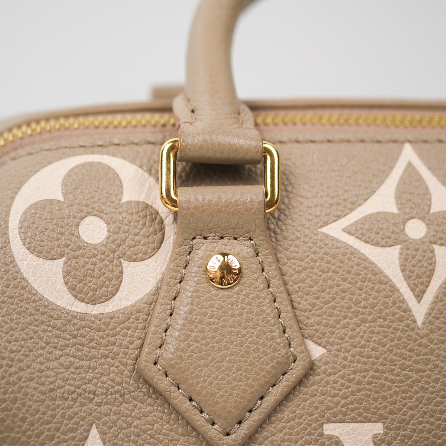 Louis Vuitton Speedy Bandoulière 20 Monogram Empreinte Tourterelle/Cream