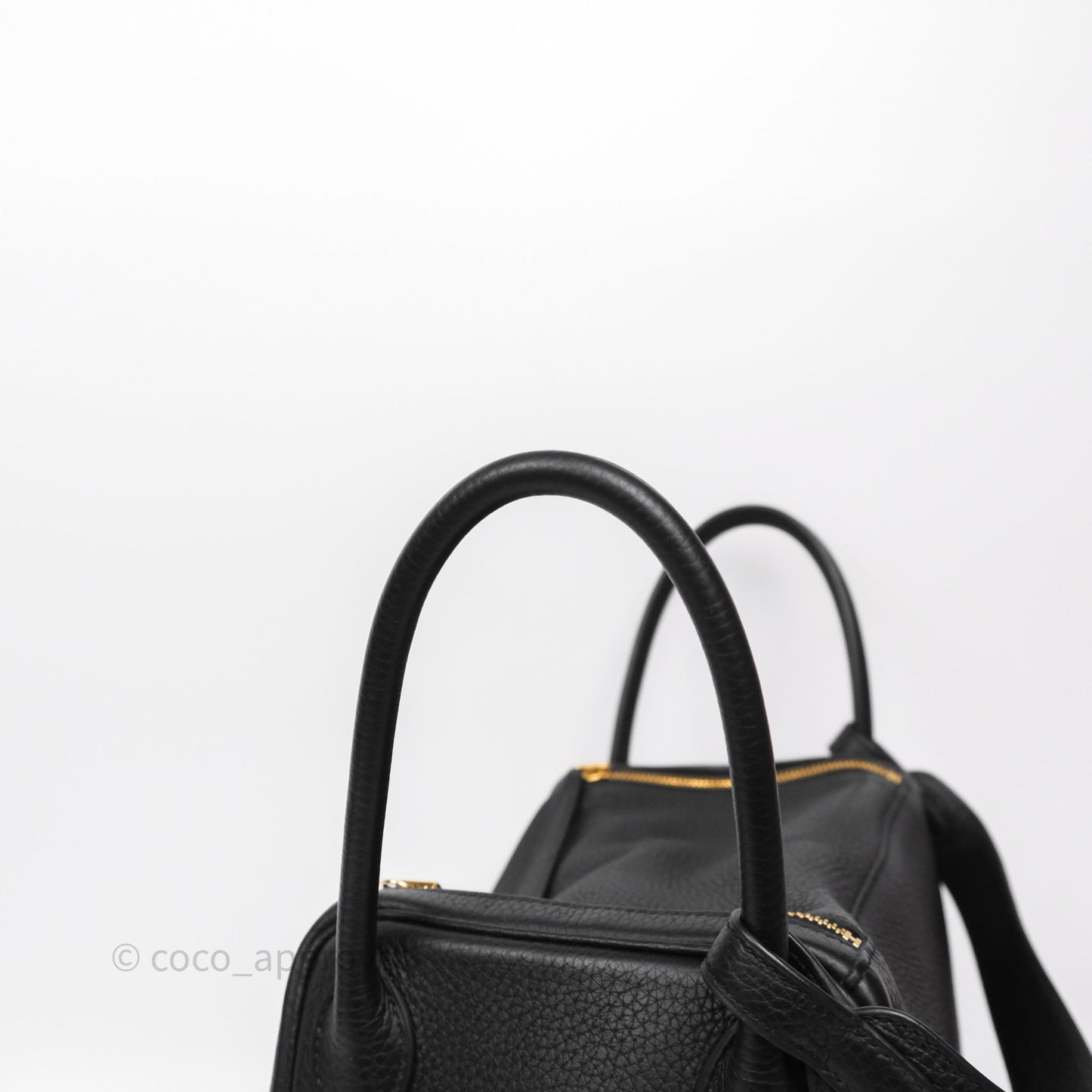 Hermès Lindy 30 Black Noir 89 Clemence Gold Hardware