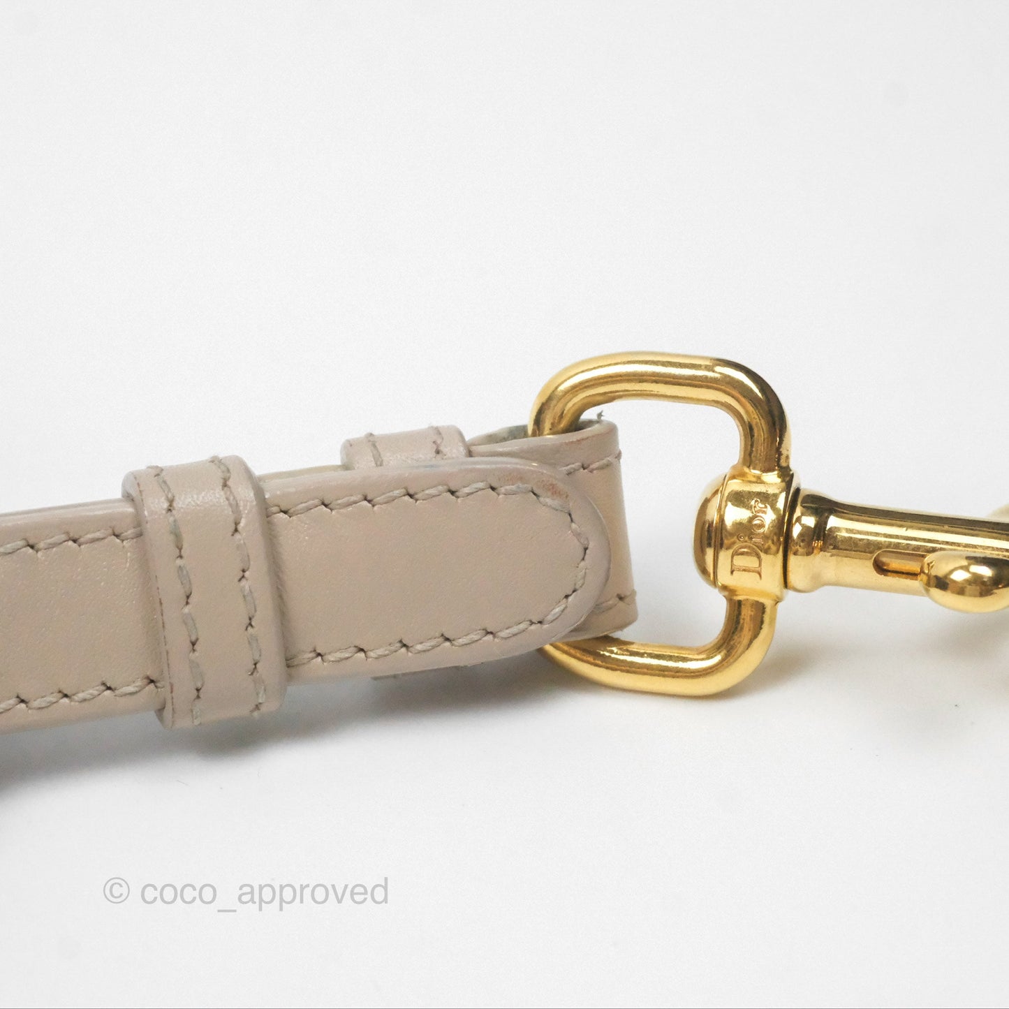 Christian Dior Bobby East-West Bag Calfskin Beige