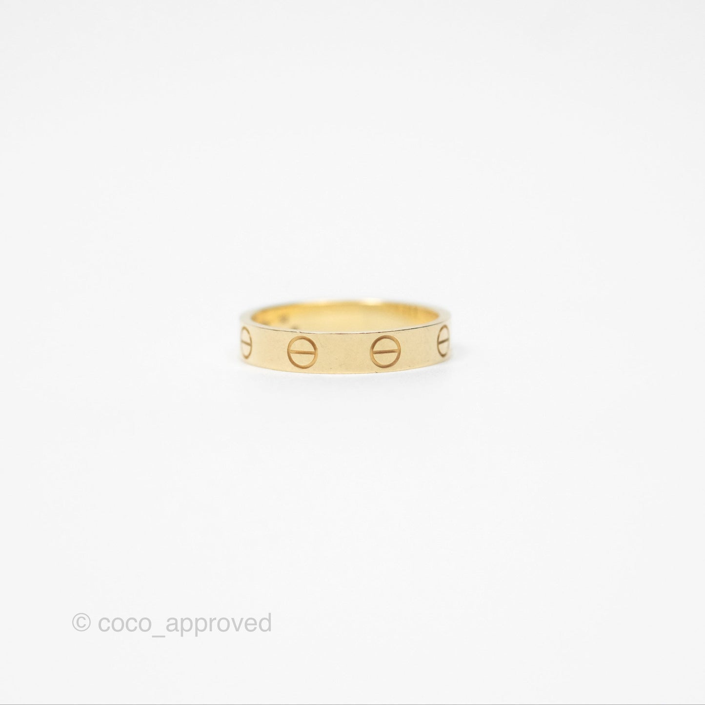 Cartier Love Band Ring Yellow Gold