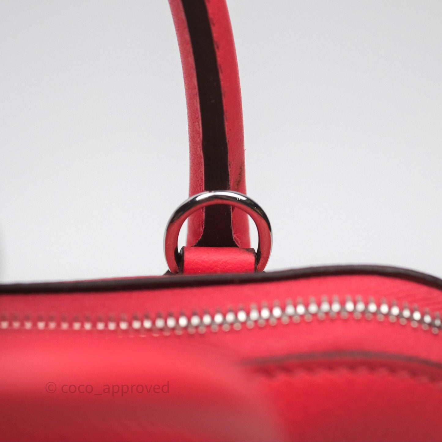 Hermès Bolide Mini 1923 Rose Texas 0E/ Cuivre 6C Evercolor Palladium Hardware