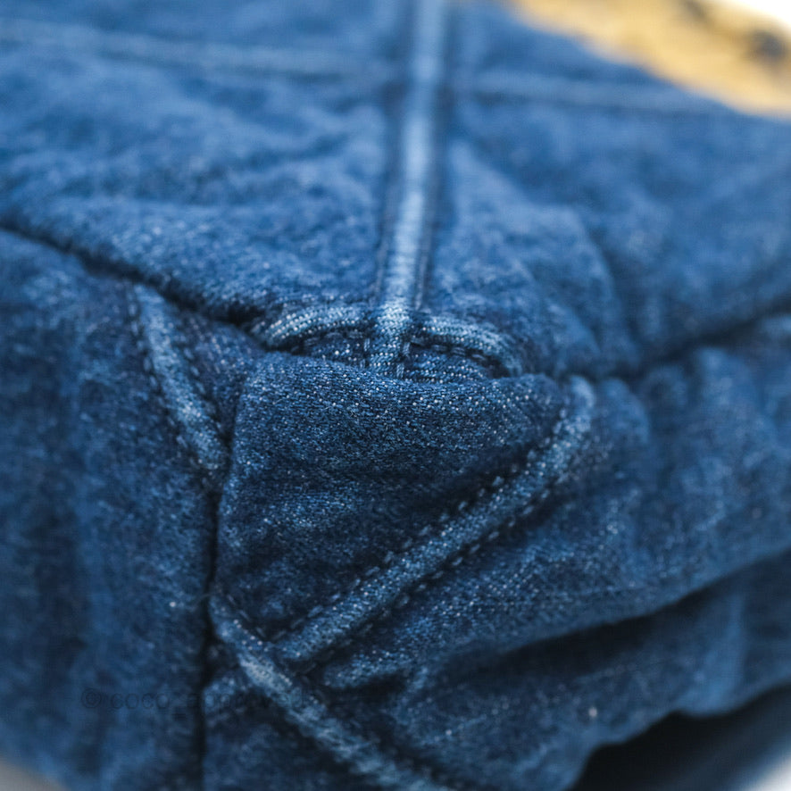 Chanel 19 Small Denim Mixed Hardware
