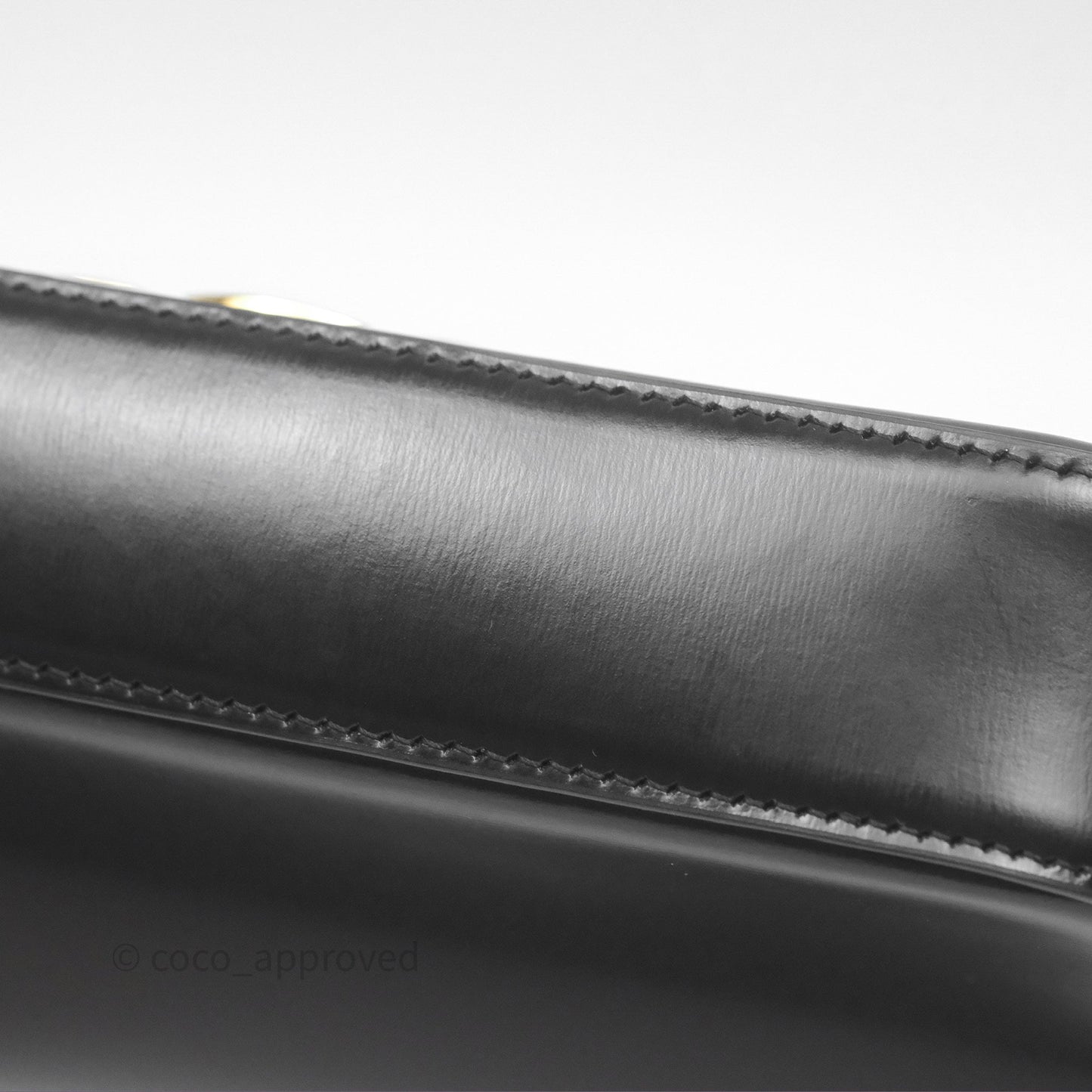 Celine Triomphe Shoulder Bag Black Calfskin