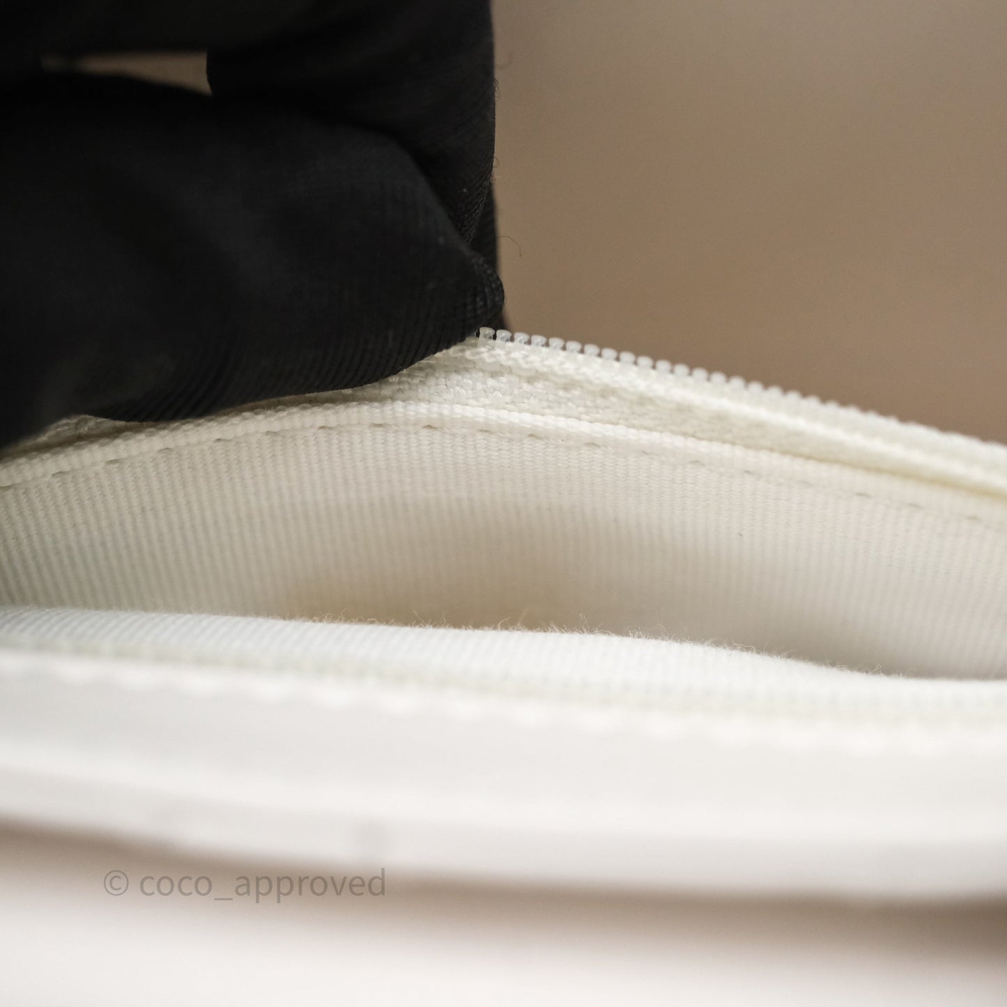 Chanel Kelly Bag Quilted White Lambskin Aged Gold Hardware