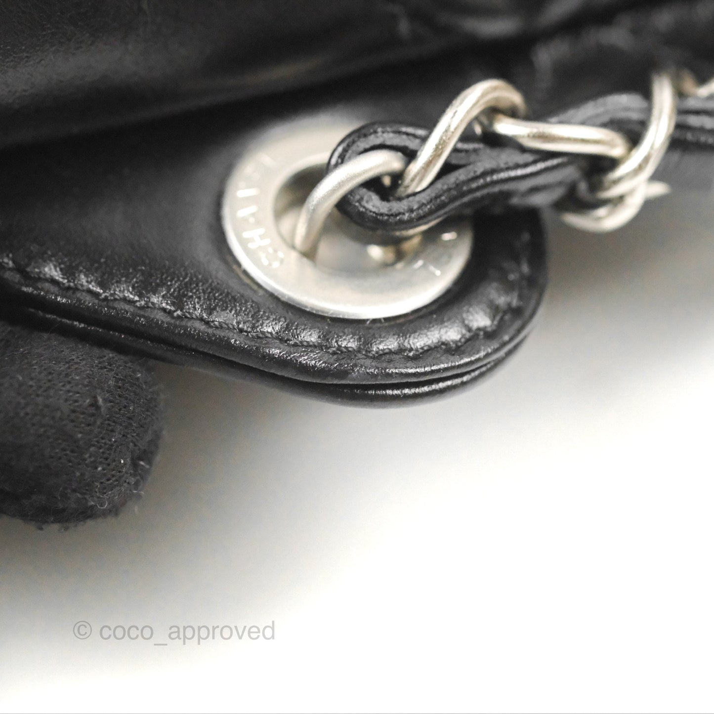Chanel 22 Medium Shiny Calfskin Quilted Backpack Black
