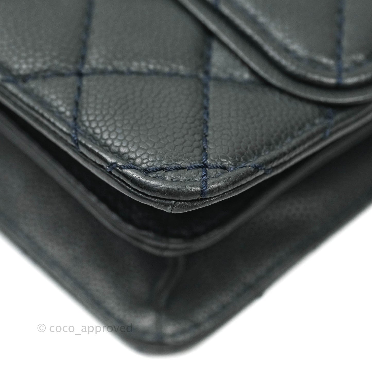 Chanel Medium Flap Caviar Ruthenium Hardware