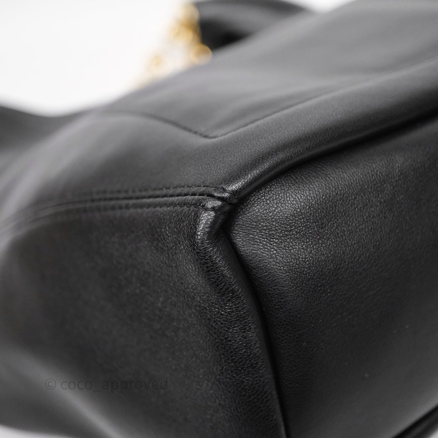 Loewe Small Squeeze Bag in Mellow Nappa Lambskin Black