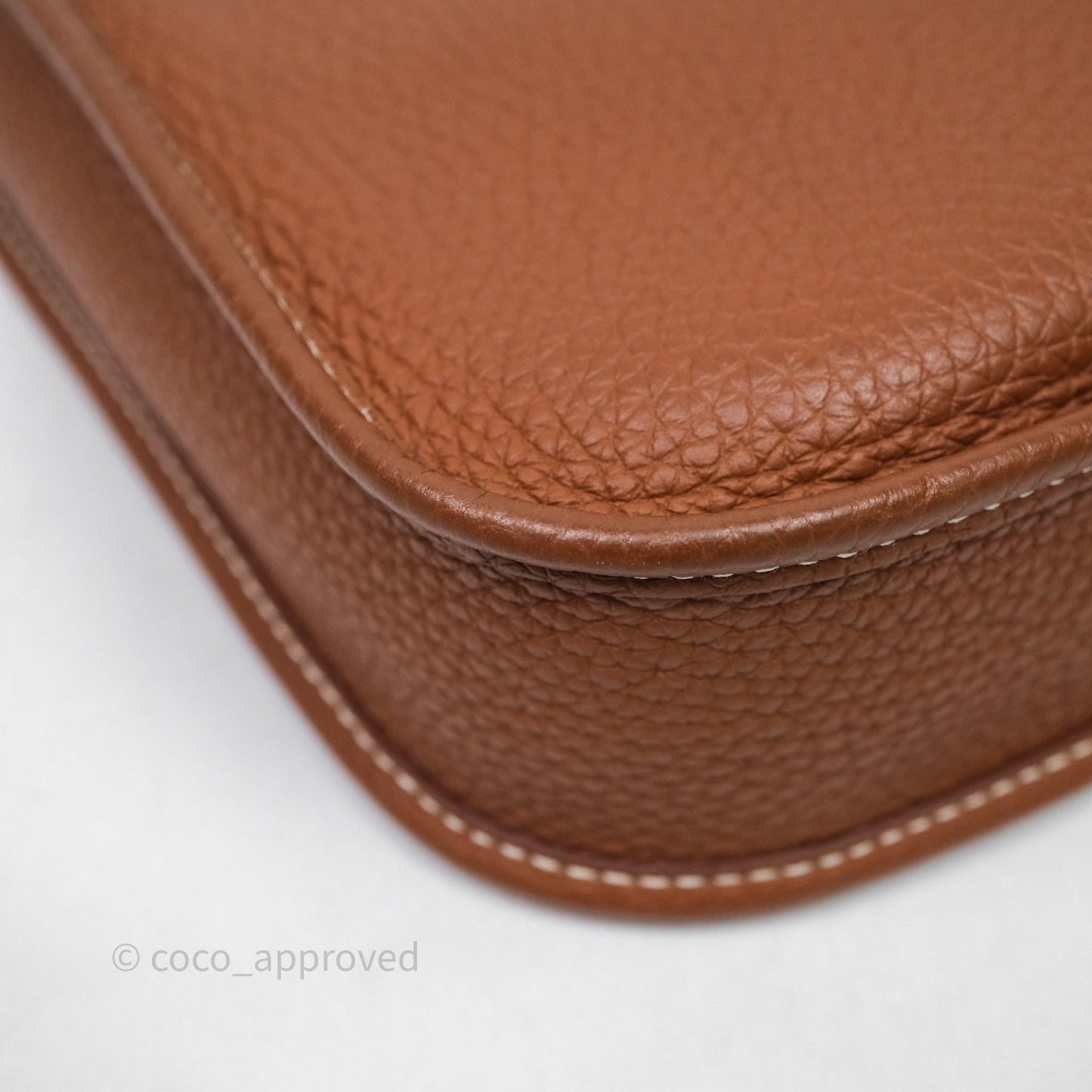 Hermès Mini Evelyne 16 Amazone Gold 37 Clemence Palladium Hardware