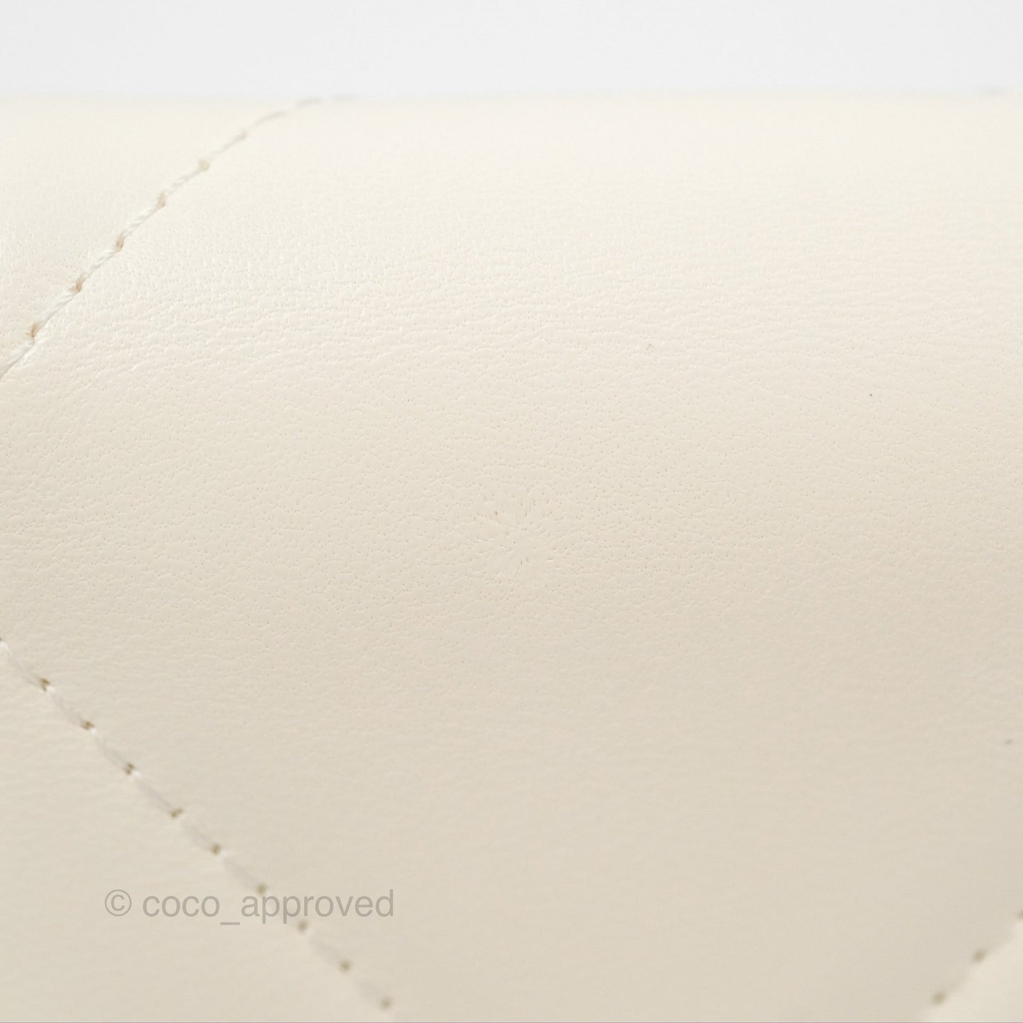 Chanel 19 Clutch With Chain Ivory White Lambskin Mixed Hardware