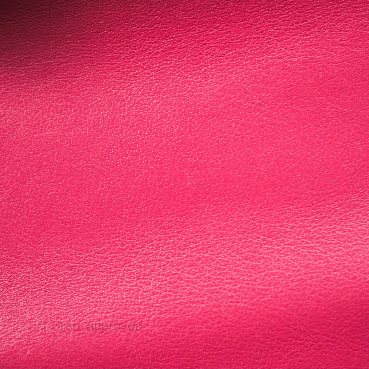 Chanel Quilted Perfect Fit Dark Pink Phone Holder Aged Gold Hardware