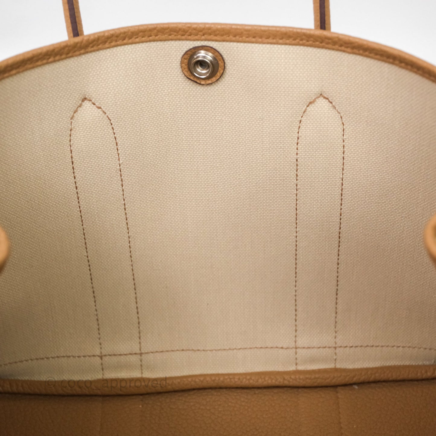 Hermès Garden Party 30 Beton 8L/Biscuit 48 Canvas